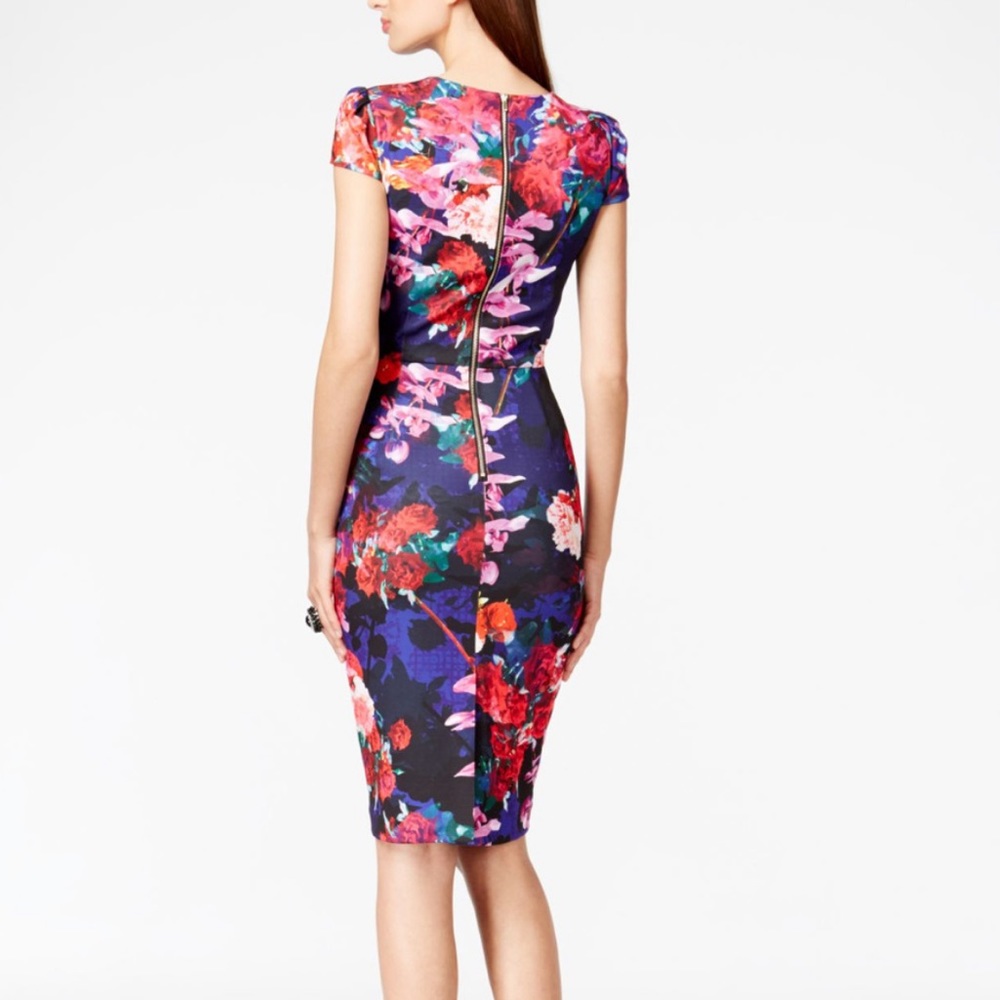 Betsey Johnson Floral Print Sheath Dress - Picture 2 of 9